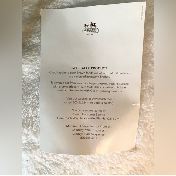 Coach Mia EUC Embossed Leather Shimmer Zip Tote - Picture 9 of 9